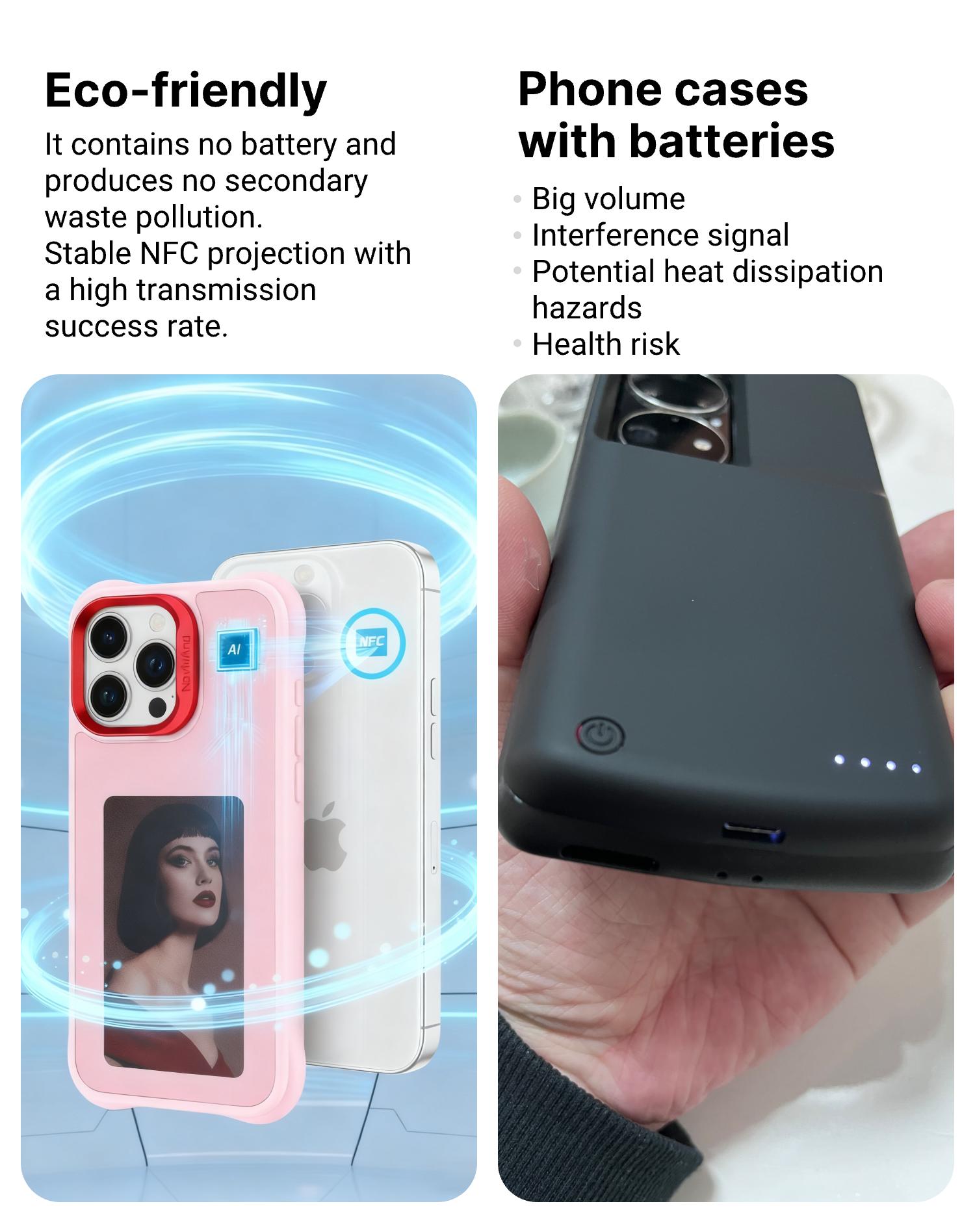 E-Ink Case for iPhone 15 Pro Max