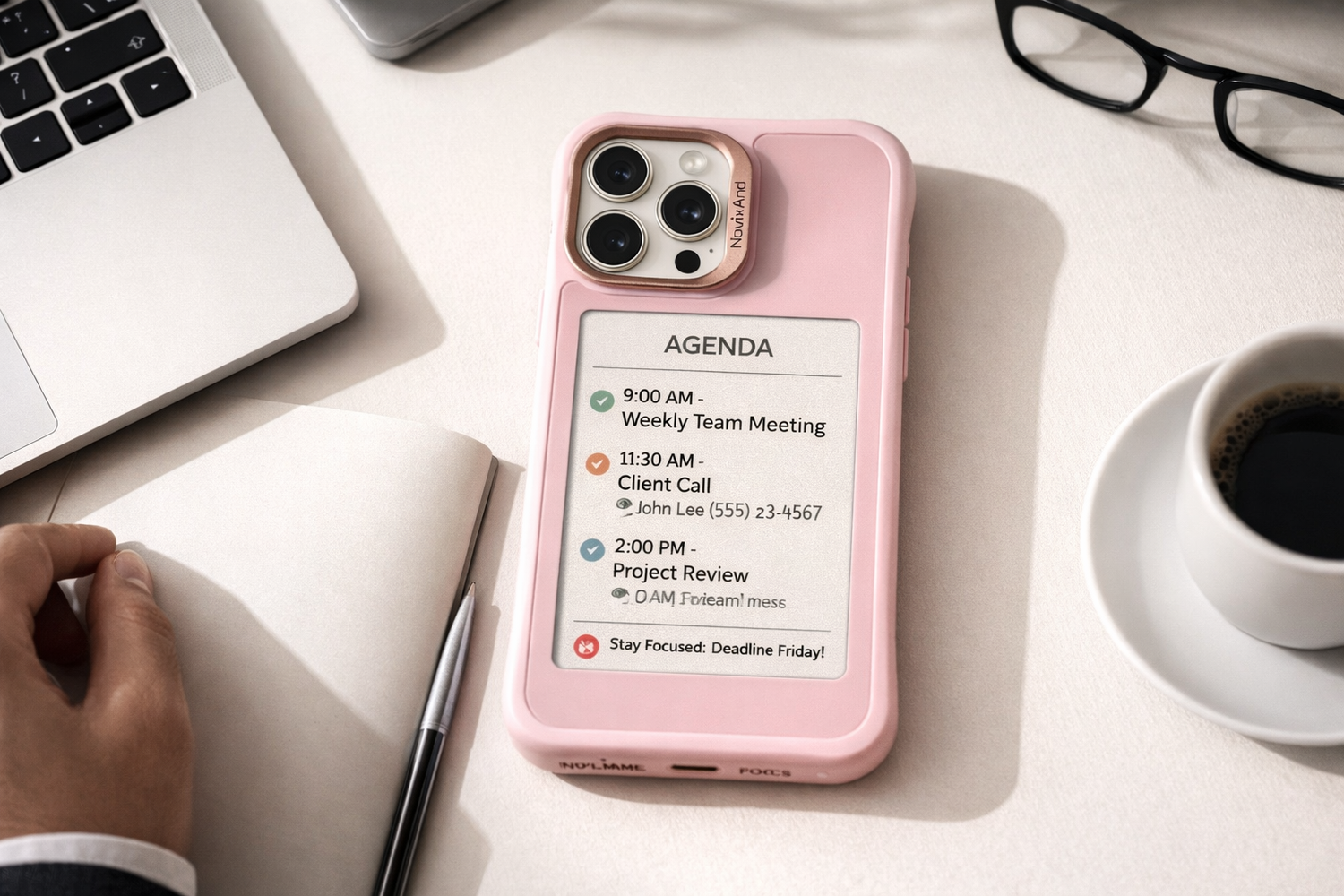 E-Ink Phone Case for Work: Best Layout Ideas