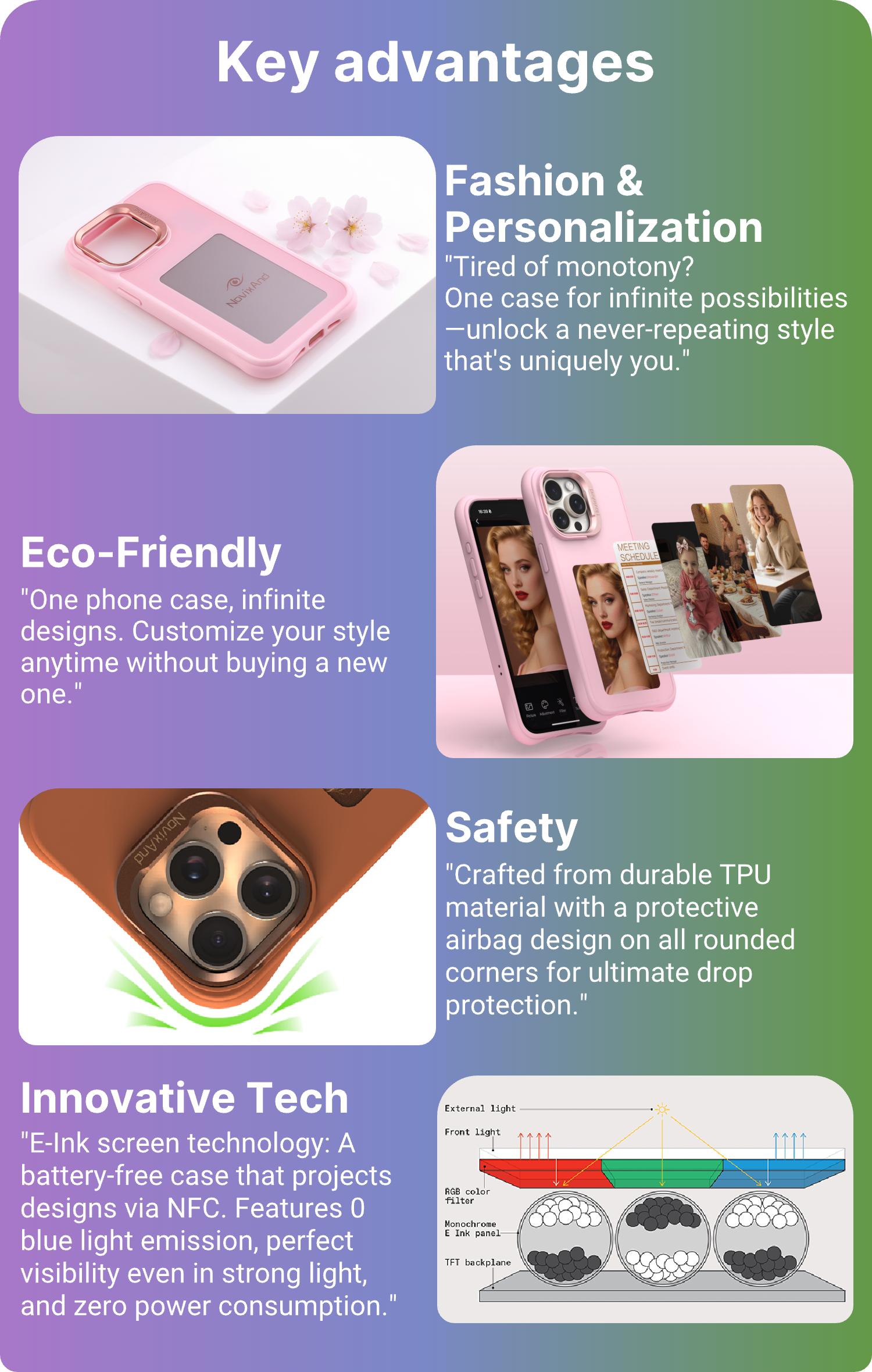 E-Ink Case for iPhone 15 Pro Max