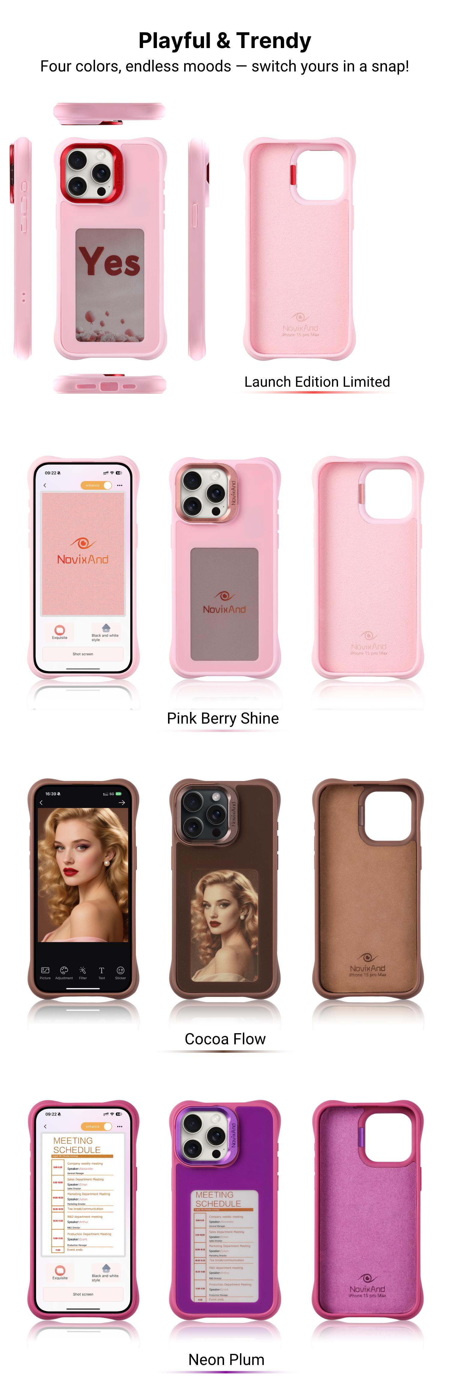 E-Ink Case for iPhone 15 Pro Max | NoxixAnd – NovixAnd