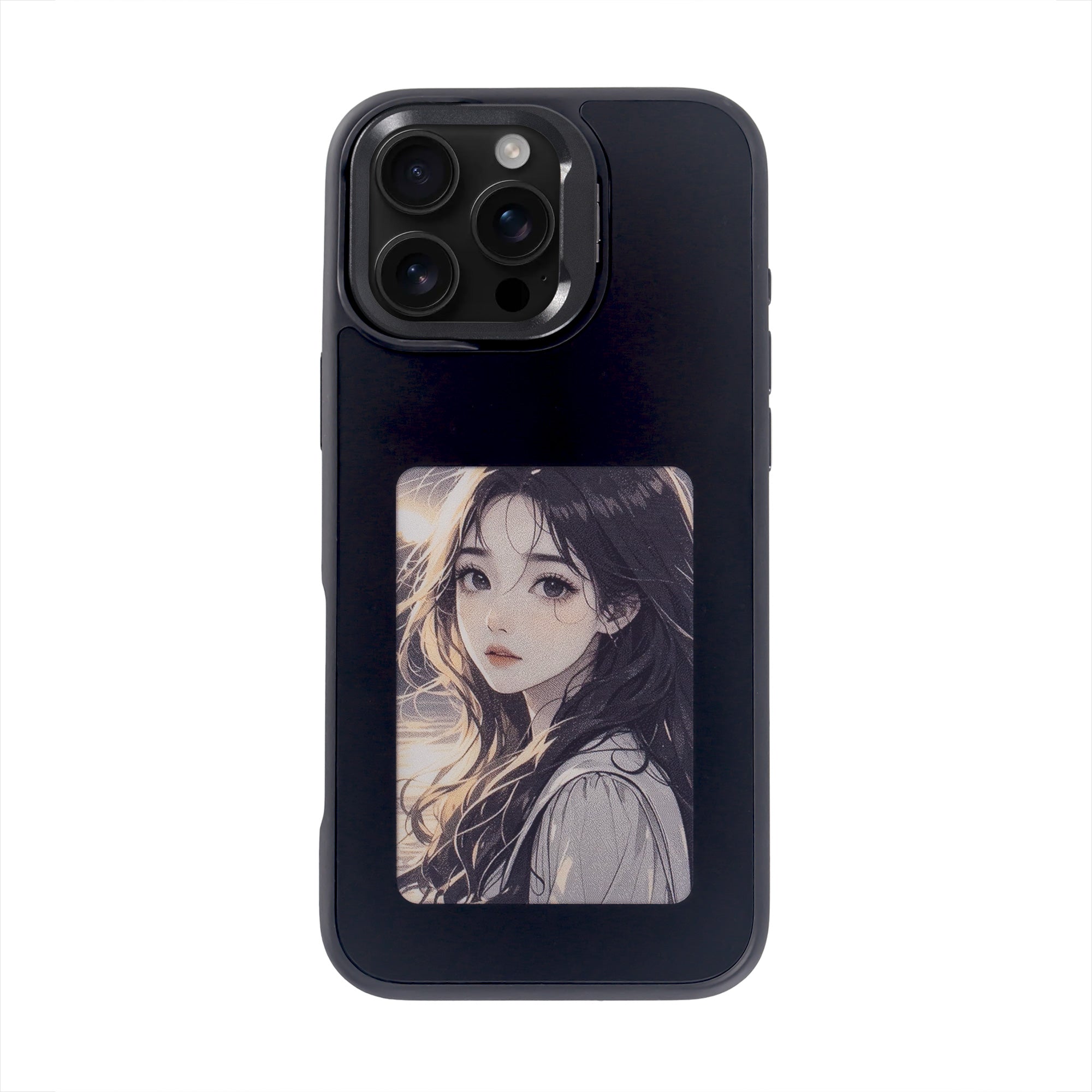 E-Ink Phone Case for iPhone 16 Pro Max, Minimalist Style