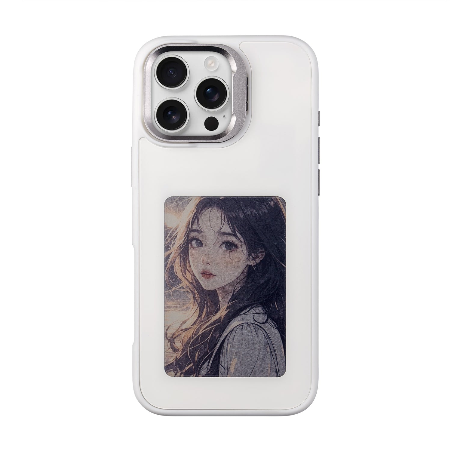 E-Ink Phone Case for iPhone 16 Pro Max, Minimalist Style