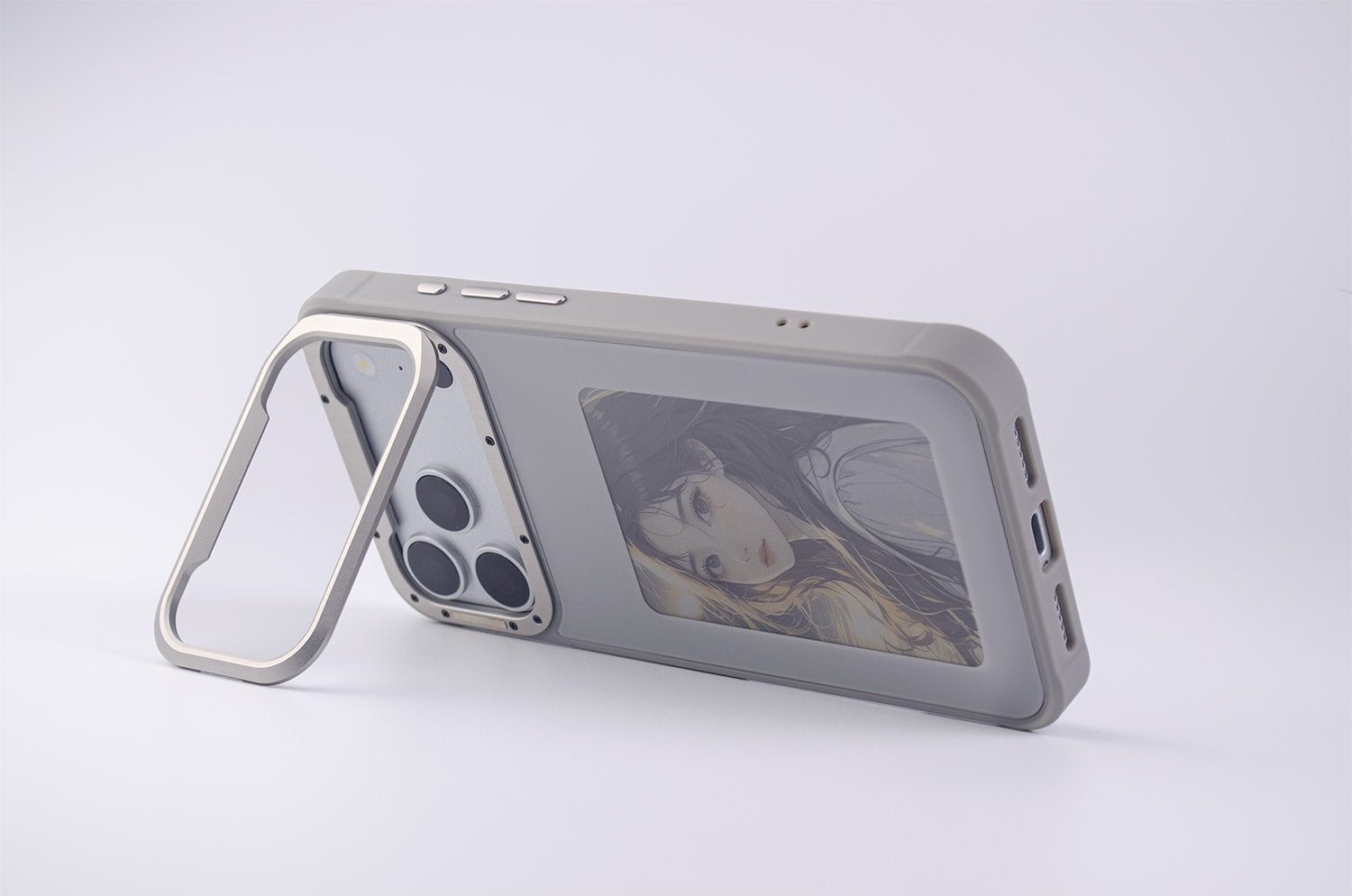E-Ink Phone Case for iPhone 17 Pro Max, Reinforced Four‑Corner Protection