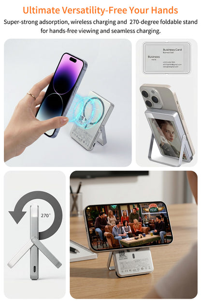 E-Ink Screen Magnetic Wireless Charging Power Bank