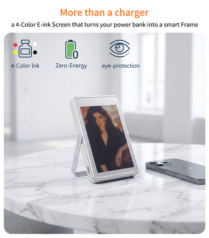 E-Ink Screen Magnetic Wireless Charging Power Bank