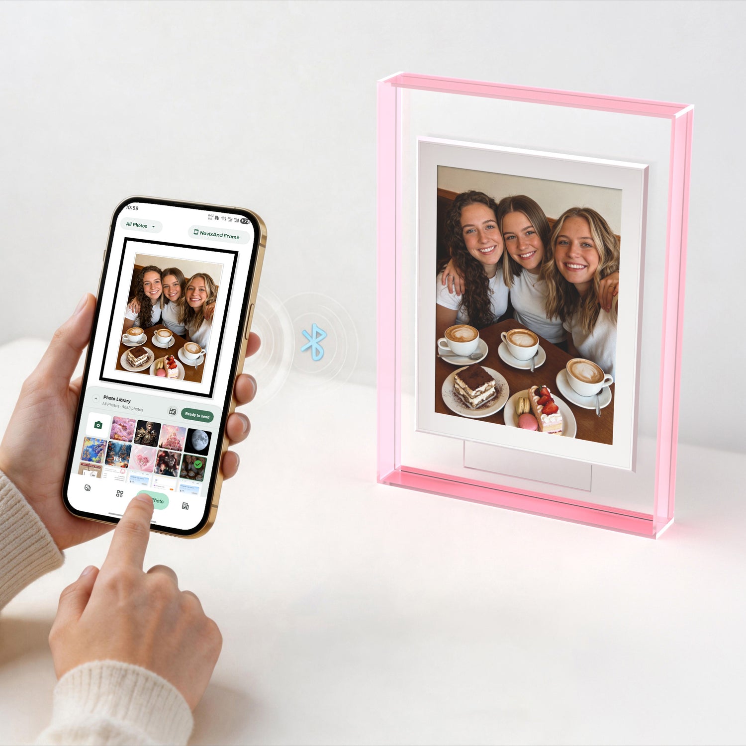Smart Colour E-Ink Transparent Art Frame