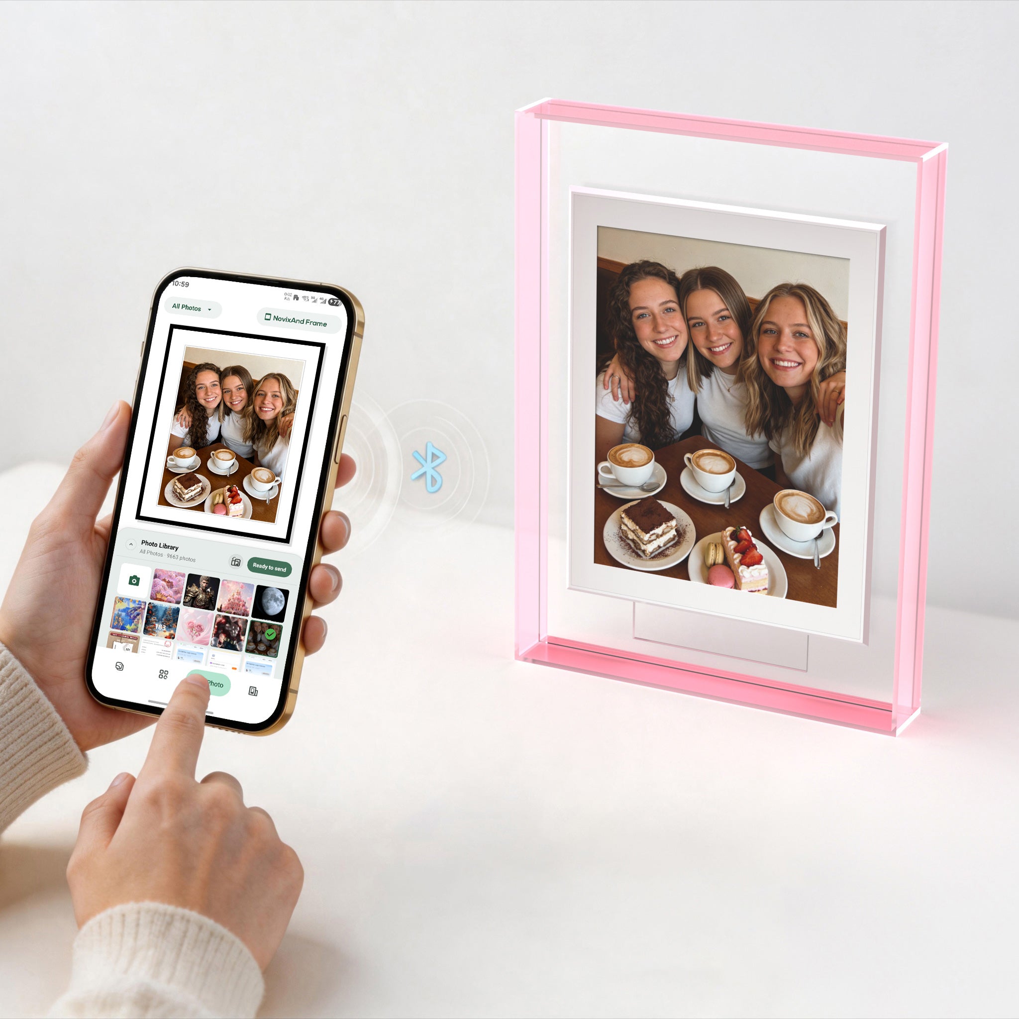 Smart Colour E-Ink Transparent Art Frame