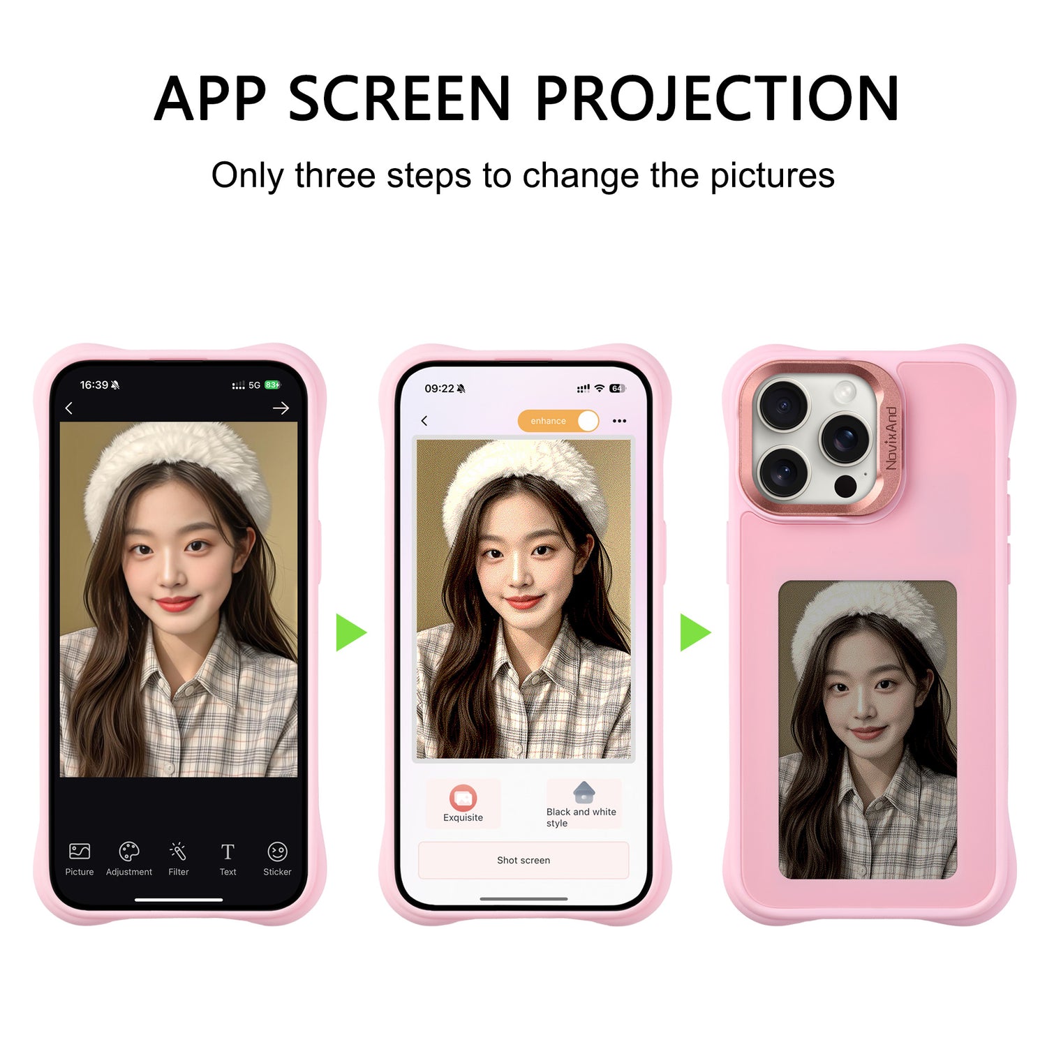 E-Ink Case for iPhone 15 Pro Max